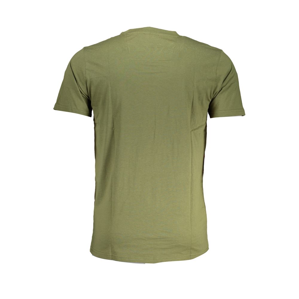 Cavalli Class Verde Cotton Mens T-Shirt - Image 2