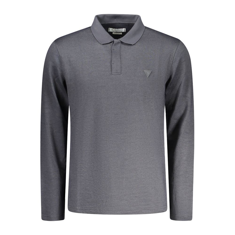 Guess Jeans Black Cotton Men Polo - Image 2