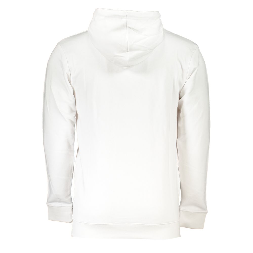 Cavalli Class Bianco Cotton Men Sweatshirt - Image 2