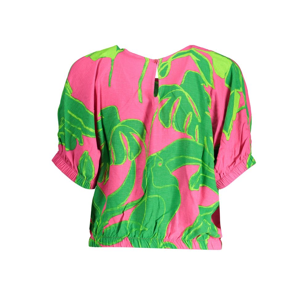 Desigual Pink Viscose Women Top - Image 2