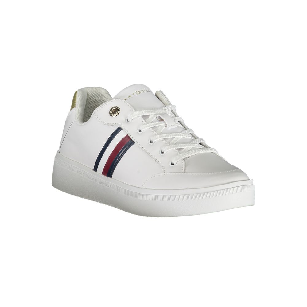 Tommy Hilfiger White Polyurethane Women Sneaker - Image 2