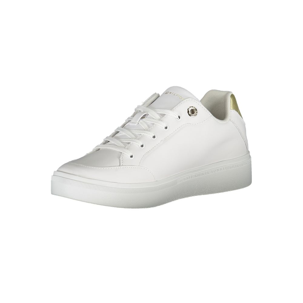 Tommy Hilfiger White Polyurethane Women Sneaker - Image 3