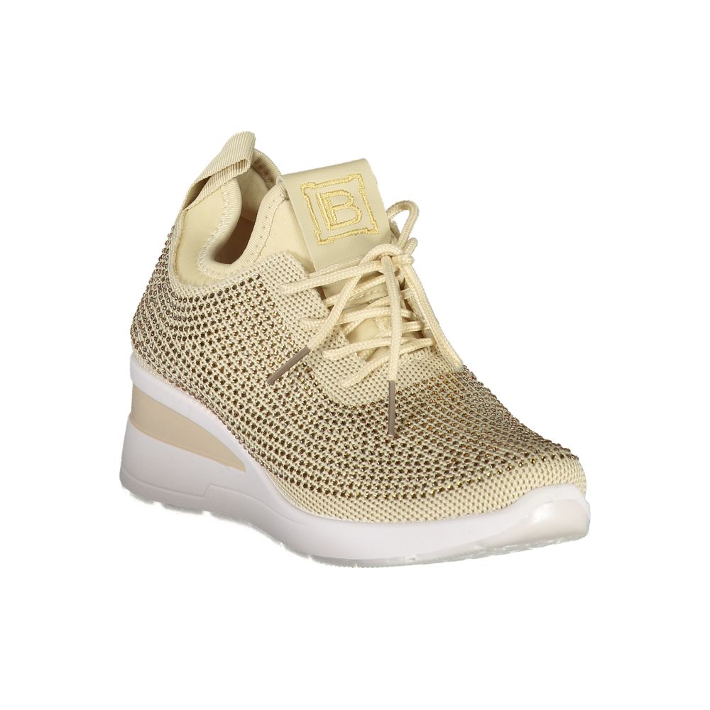 Laura Biagiotti Beige Polyester Women Sneaker - Image 2