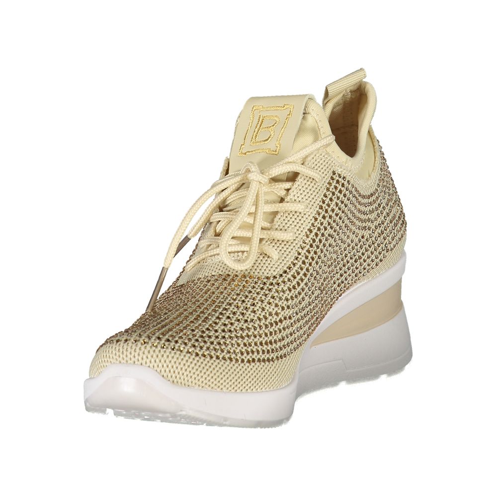 Laura Biagiotti Beige Polyester Women Sneaker - Image 3