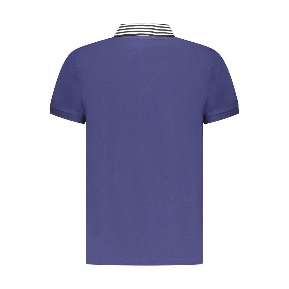 Cavalli Class Blu Cotton Men Polo - Image 2