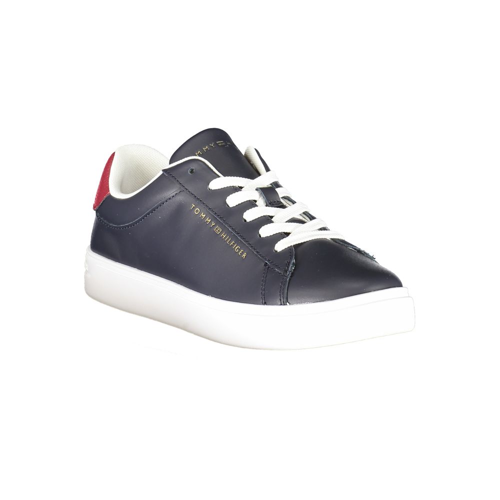 Tommy Hilfiger Blue Polyurethane Women Sneaker - Image 2