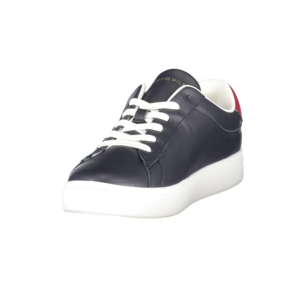 Tommy Hilfiger Blue Polyurethane Women Sneaker - Image 3