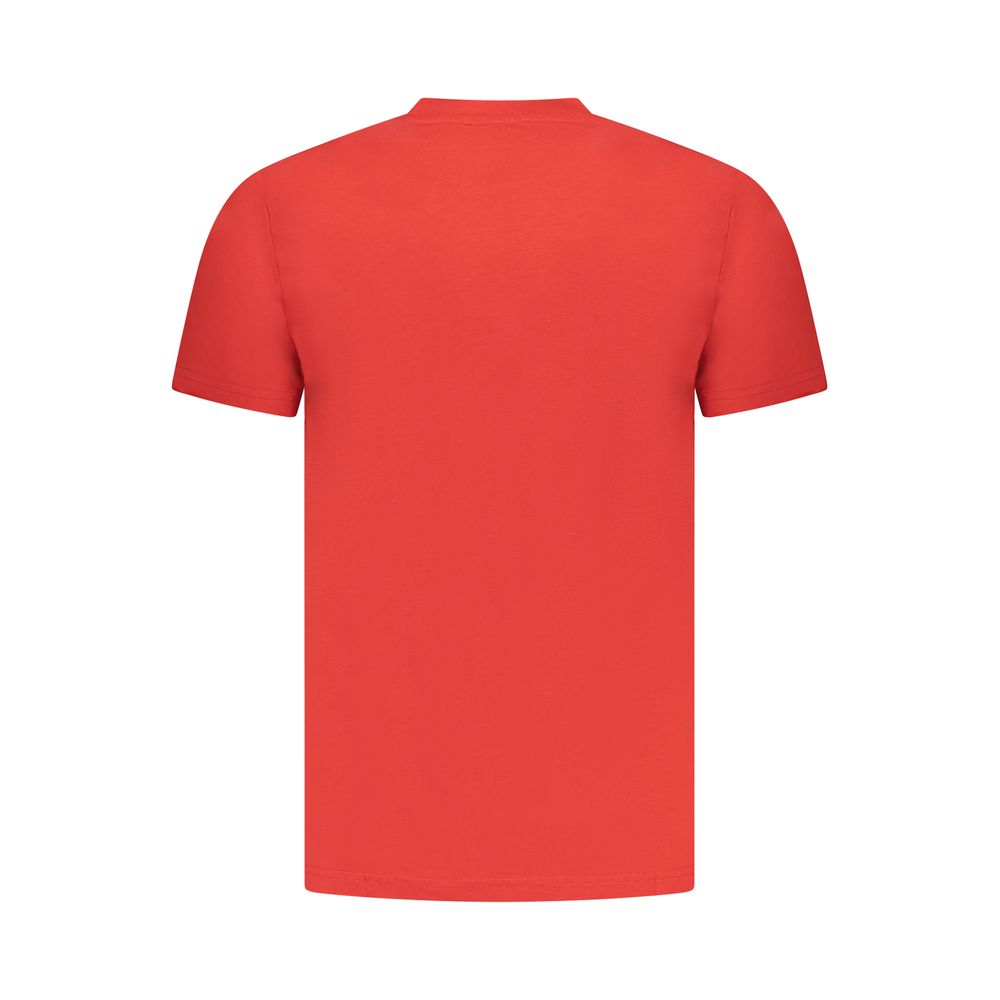 Cavalli Class Red Cotton Men T-Shirt - Image 2