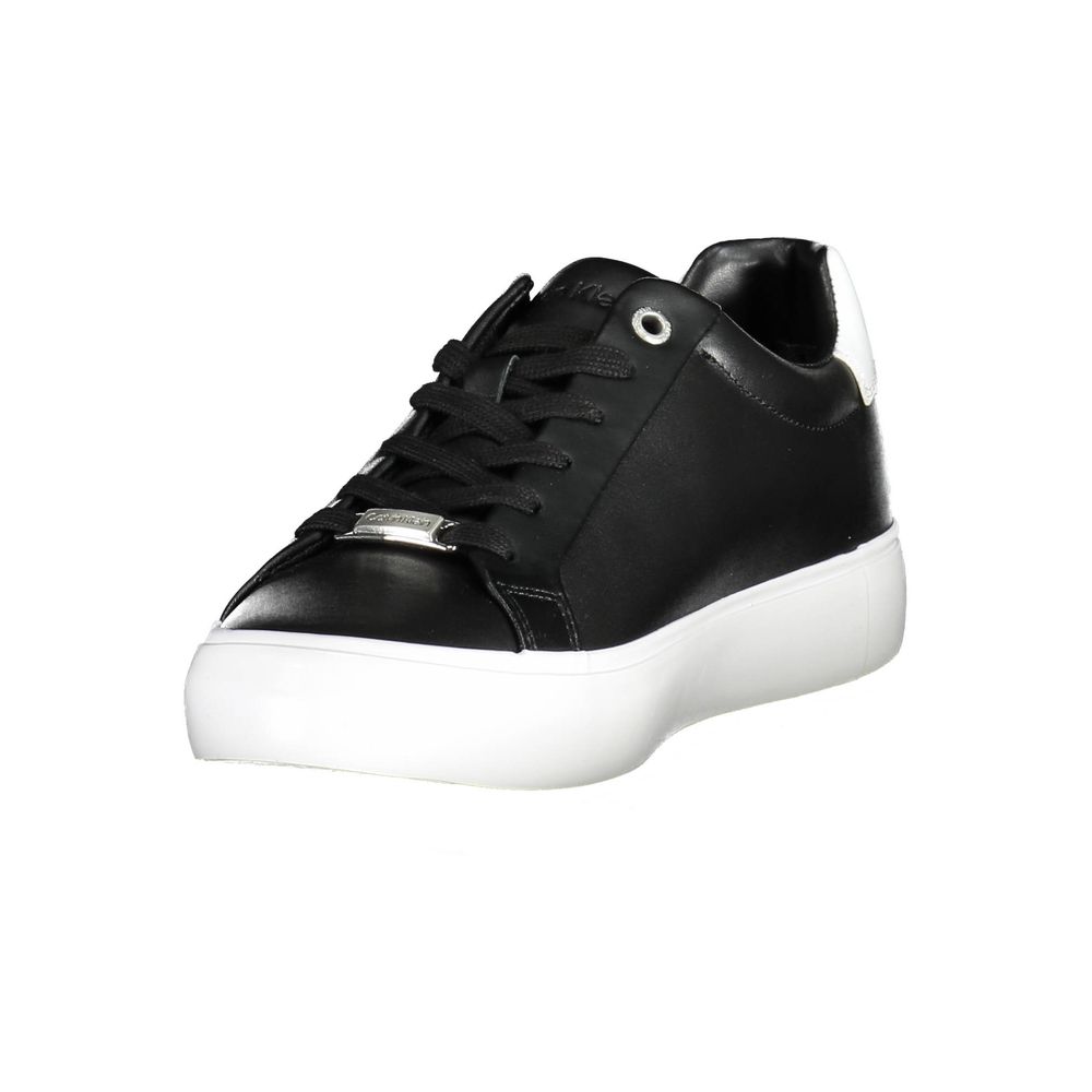 Calvin Klein Black Leather Women Sneaker - Image 2