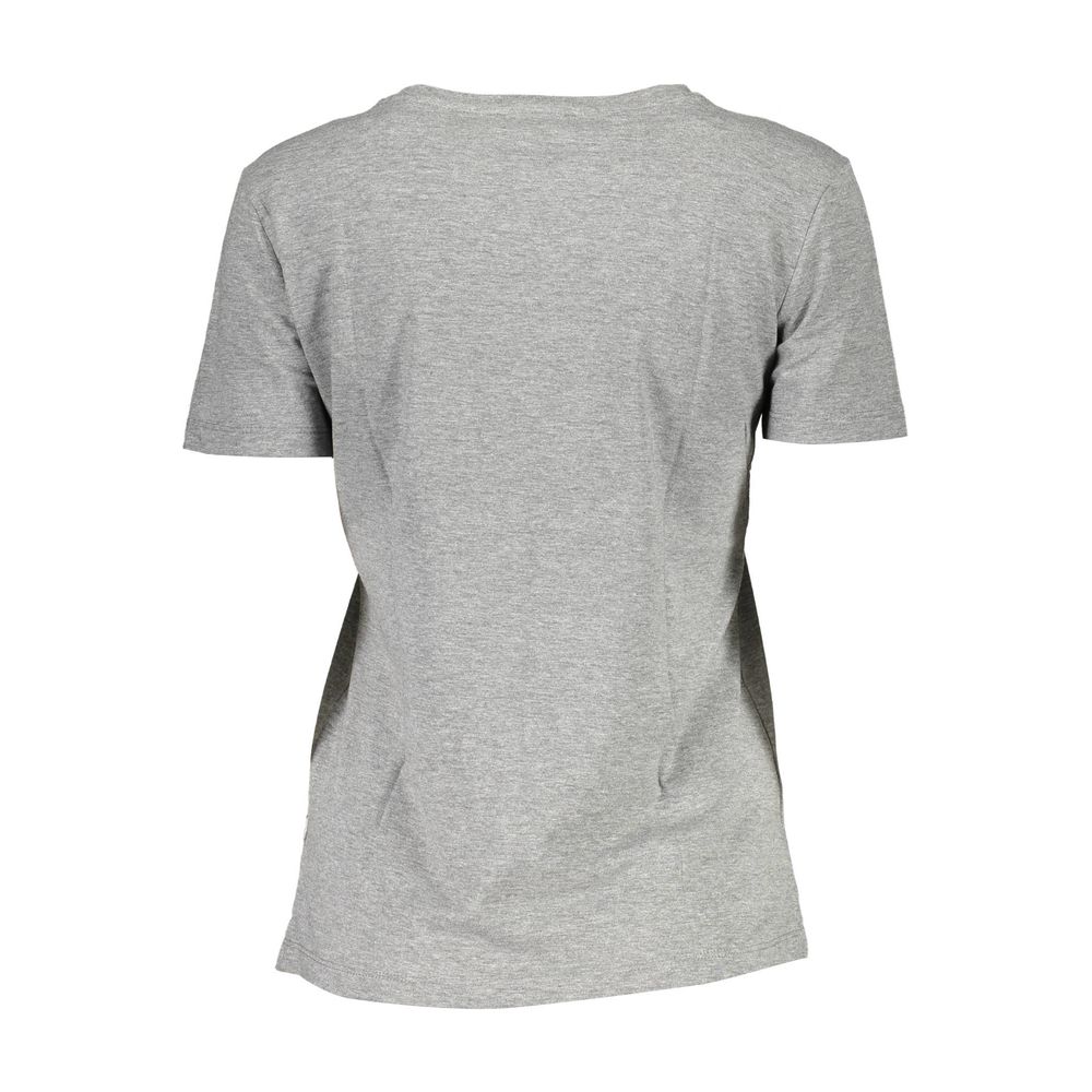 Guess Jeans Gray Cotton Women T-Shirt - Image 2