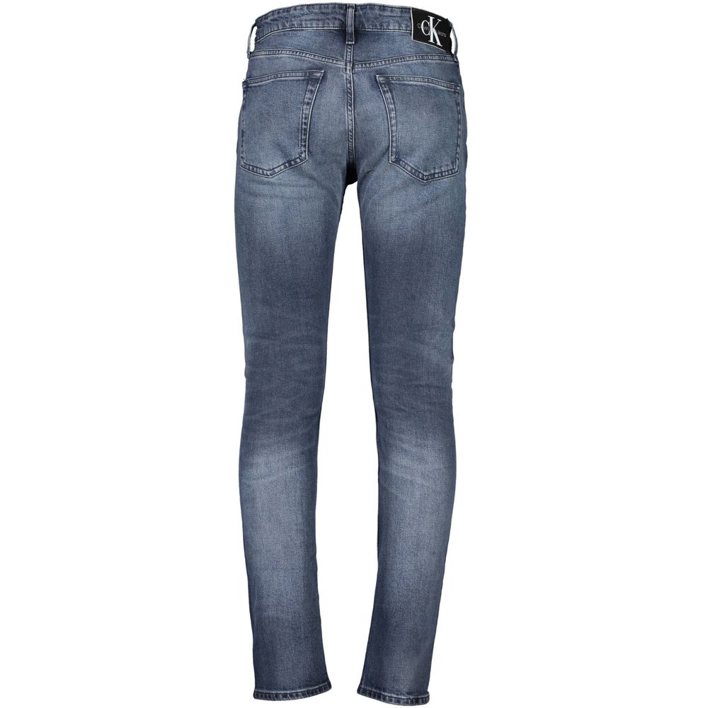 Calvin Klein Blu Cotton Men Jeans - Image 2