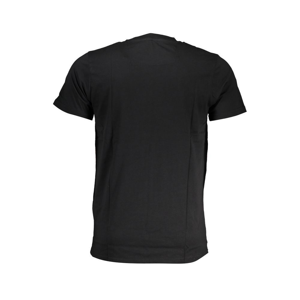 Cavalli Class Nero Cotton Men T-Shirt - Image 2
