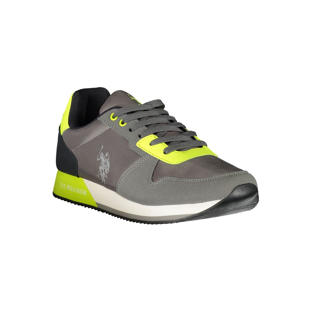U.S. POLO ASSN. Grigio Polyurethane Men Sneaker - Image 2