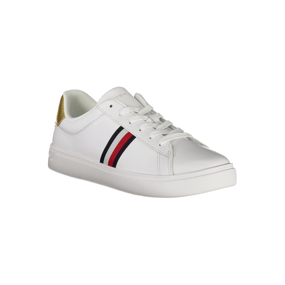 Tommy Hilfiger Bianco Polyurethane Women Sneaker - Image 2