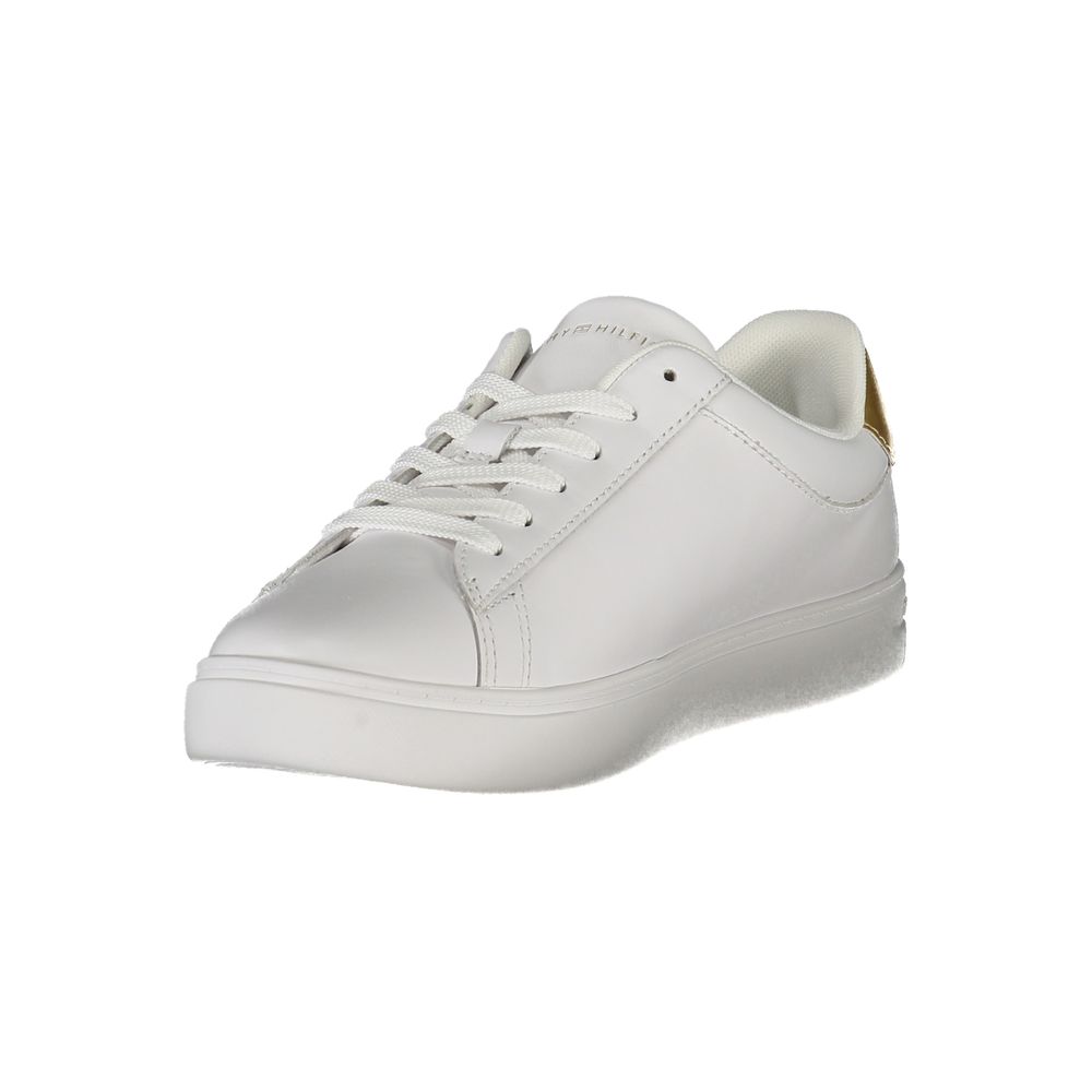 Tommy Hilfiger Bianco Polyurethane Women Sneaker - Image 3