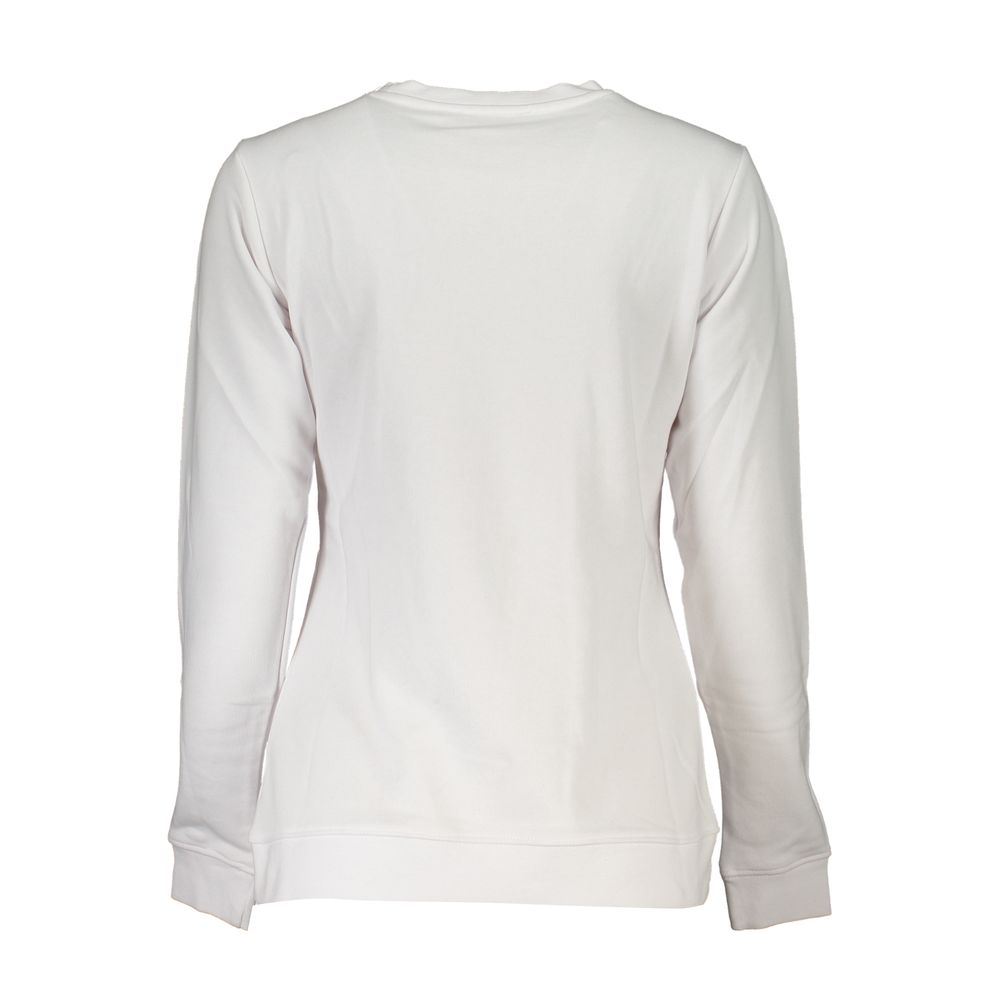 Cavalli Class White Cotton Women Sweatshirt - Image 2