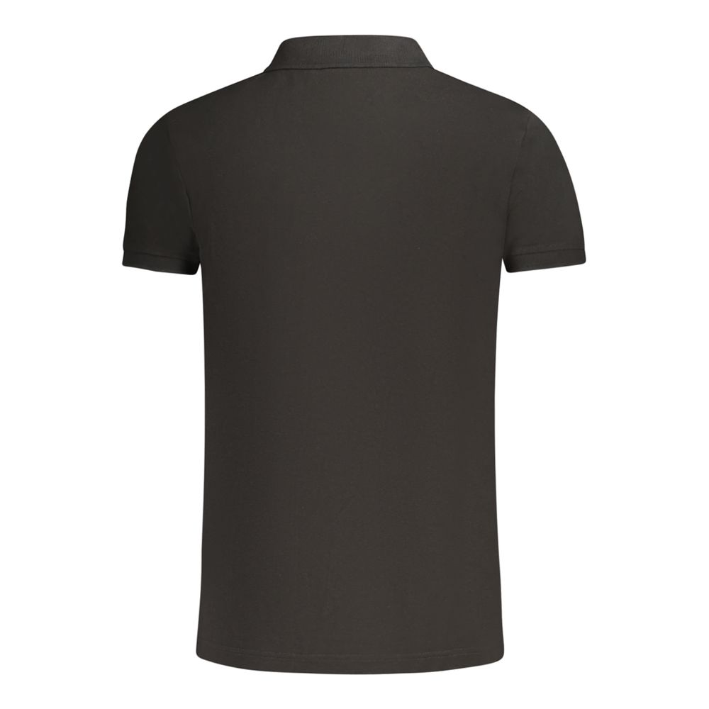 Fila Black Cotton Men Polo Shirt - Image 2