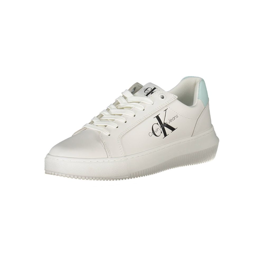 Calvin Klein White Recycled Polyester Women Sneaker - Image 2
