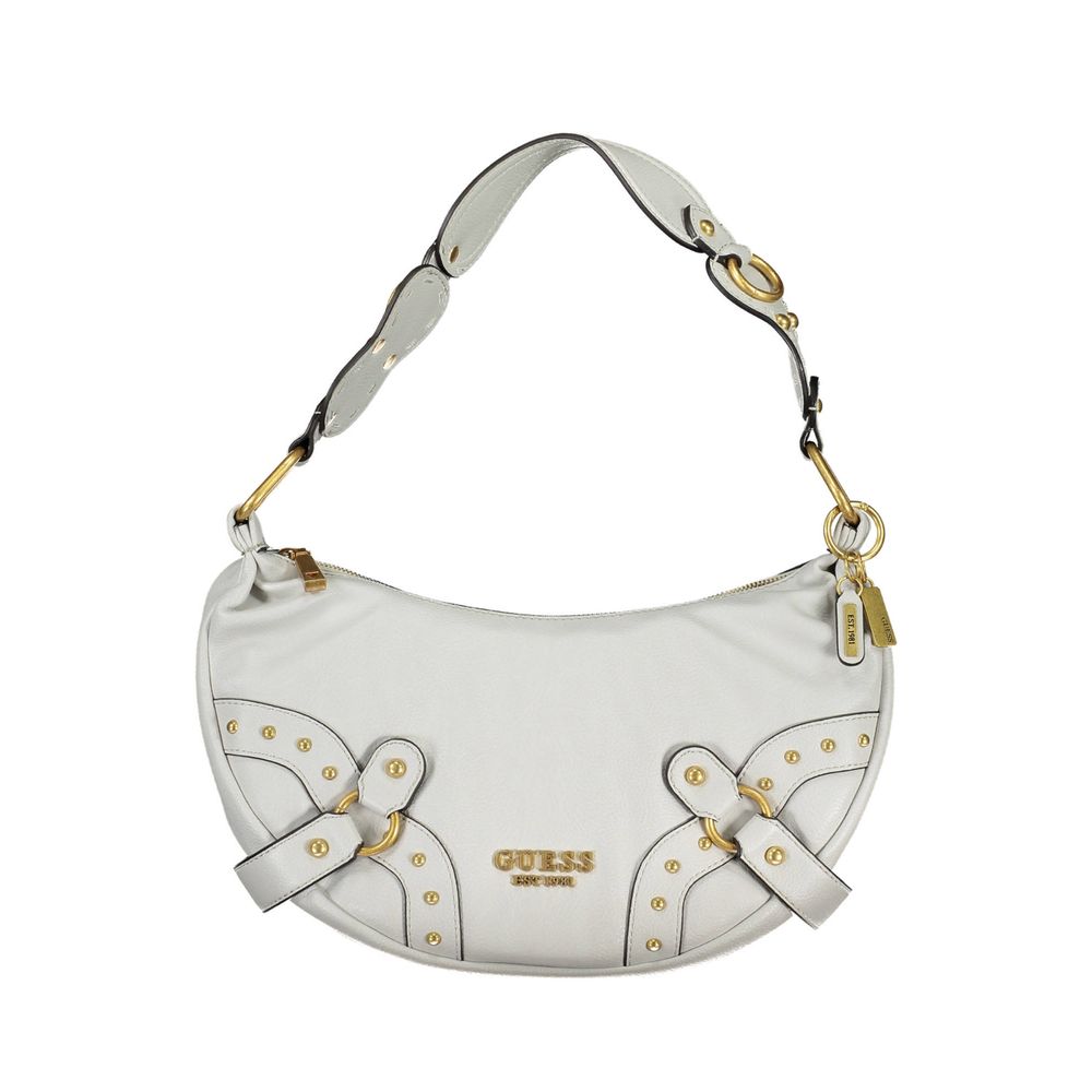 Guess Jeans Grigio Polyurethane Women Shoulder Bag - Image 2