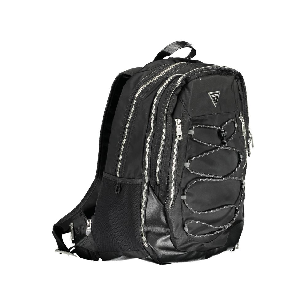 Guess Jeans Black Polyamide Men Backpack - Image 3