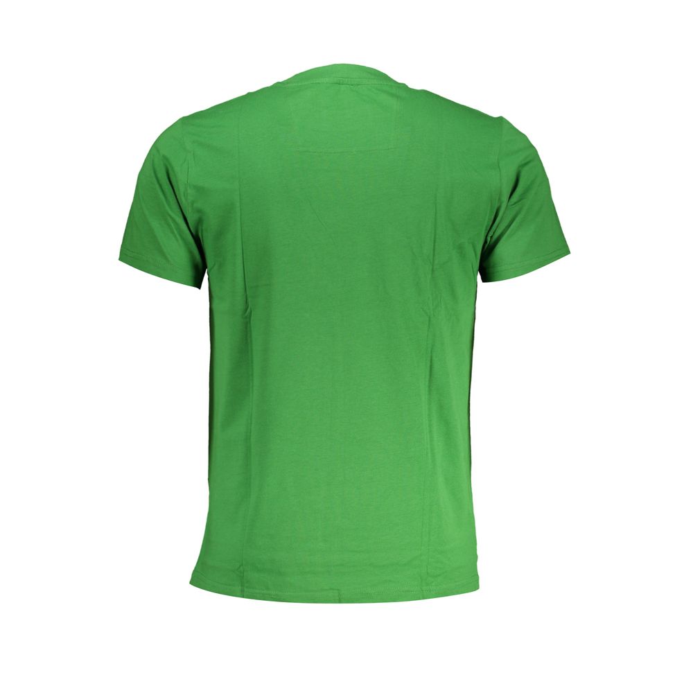 Cavalli Class Verde Cotton Mens T-Shirt - Image 2