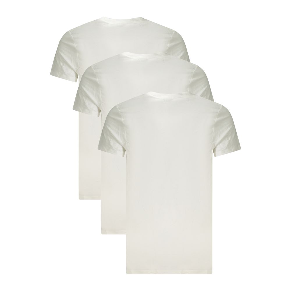 Calvin Klein White Cotton Men T-Shirt - Image 2