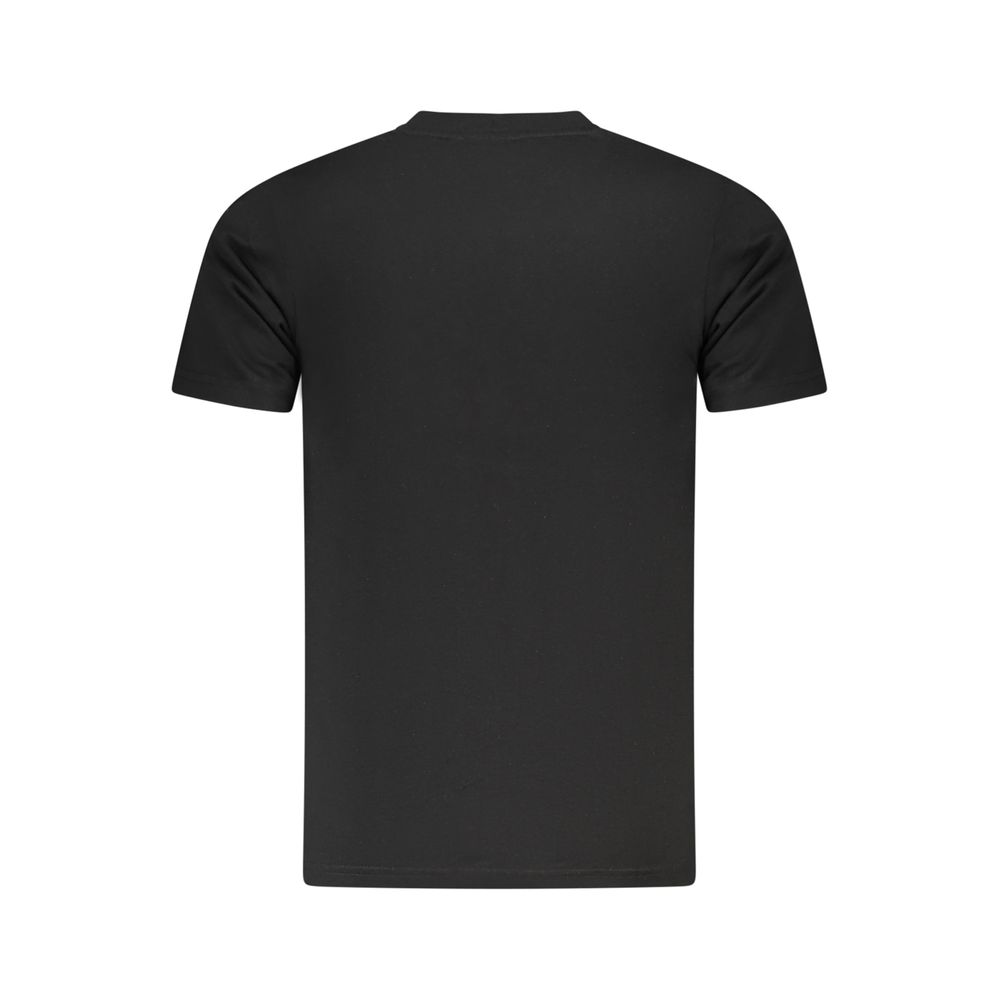 Cavalli Class Nero Cotton Men T-Shirt - Image 2