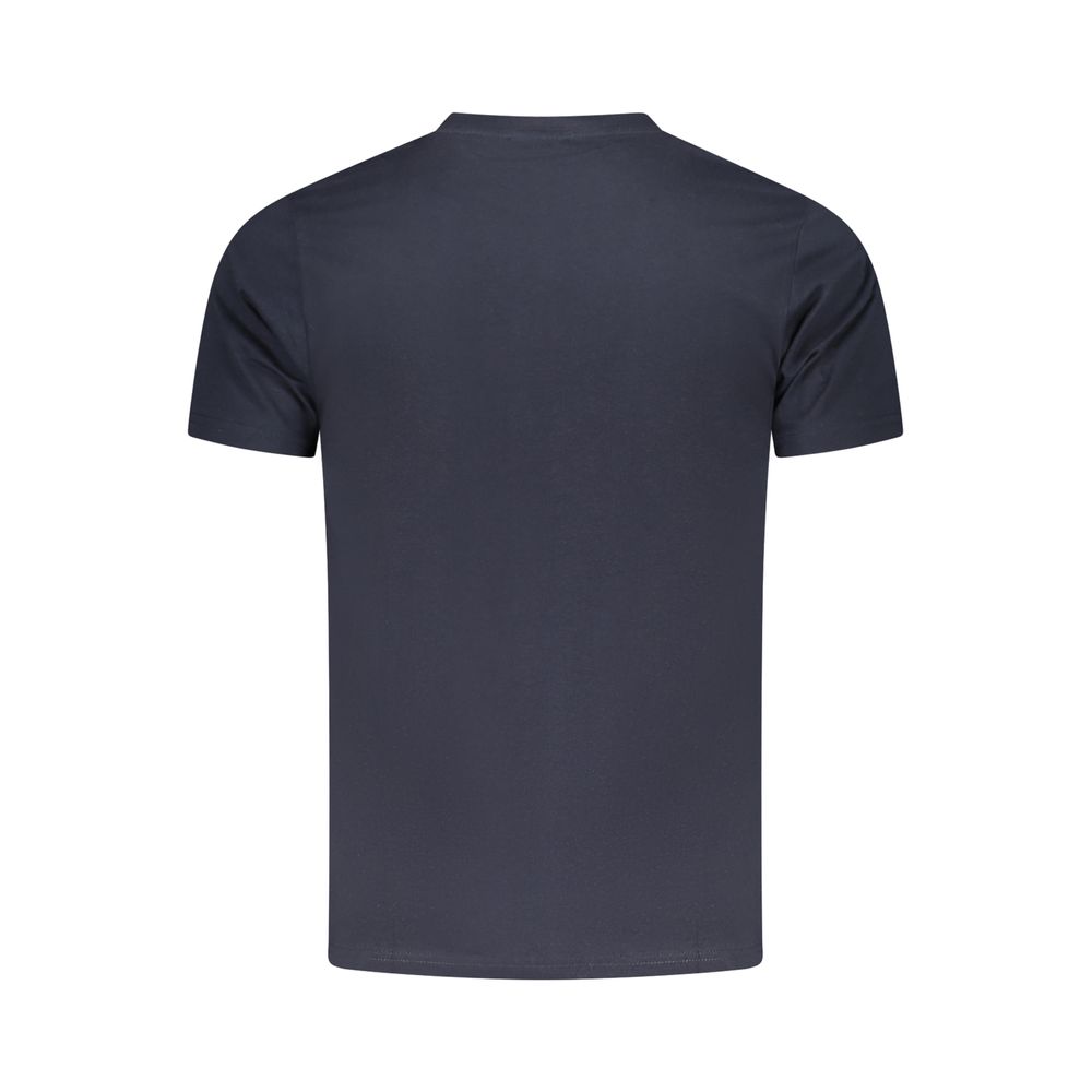 Cavalli Class Blu Cotton Men T-Shirt - Image 2
