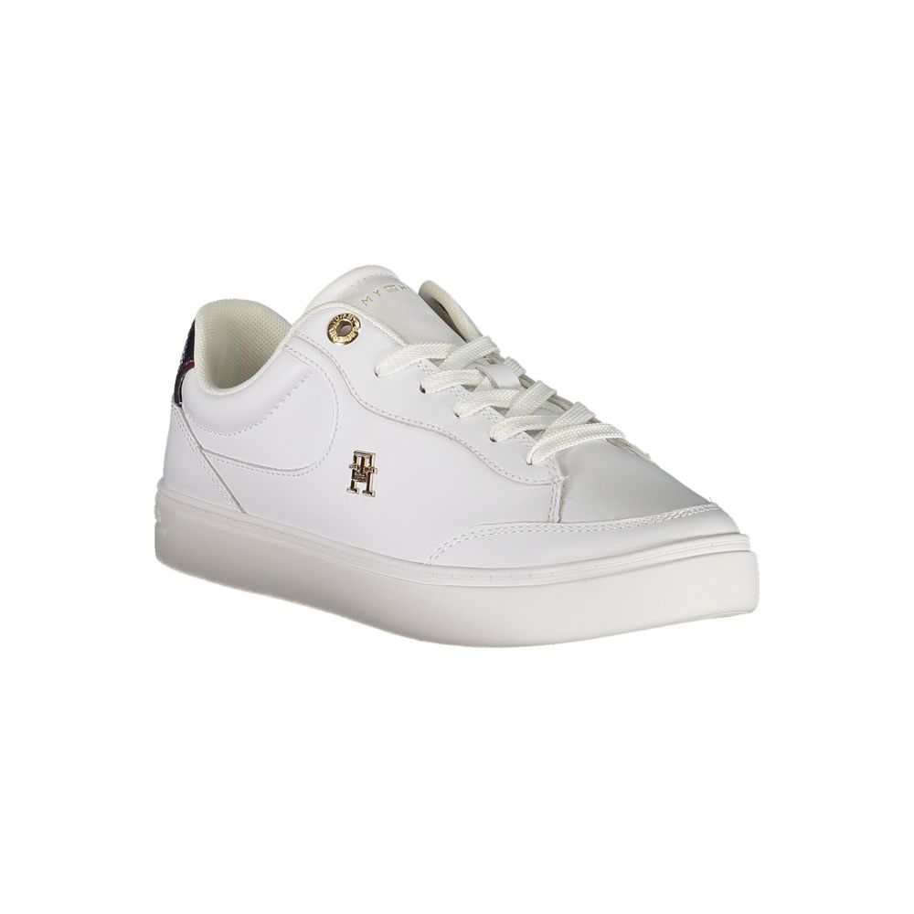 Tommy Hilfiger White Leather Women Sneaker - Image 2