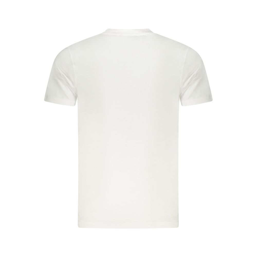 Cavalli Class Bianco Cotton Men T-Shirt - Image 2