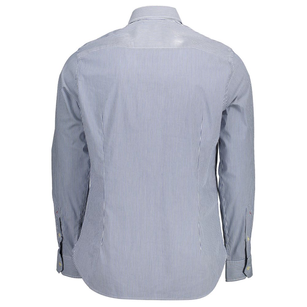U.S. POLO ASSN. Blue Cotton Men Shirt - Image 3