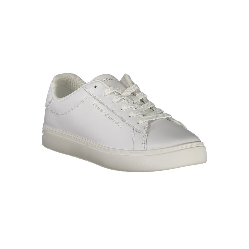 Tommy Hilfiger White Polyethylene Women Sneaker - Image 2