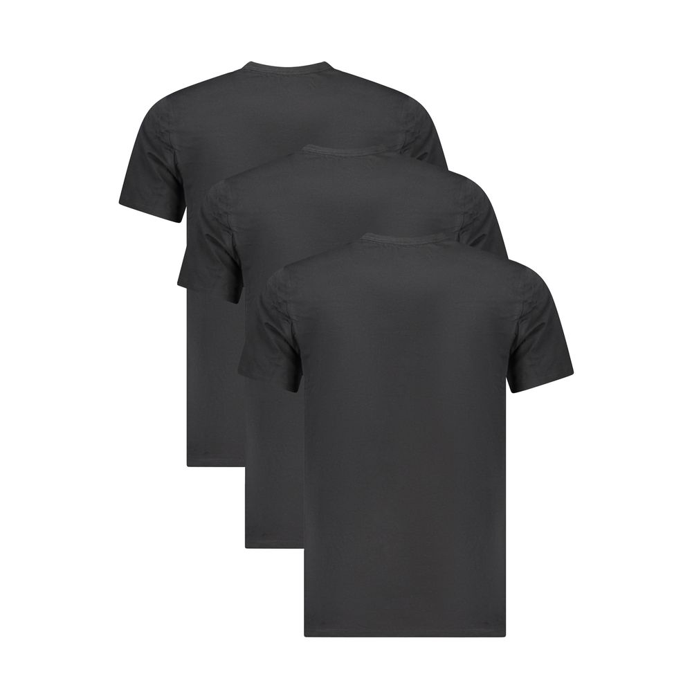 Calvin Klein Black Cotton Mens T-Shirt - Image 2