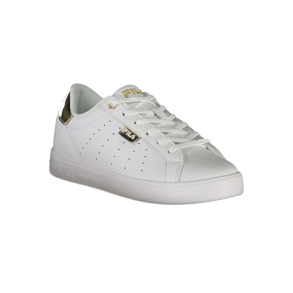 Fila Lace-Up Luxe Sneakers with Golden Accents - Image 2