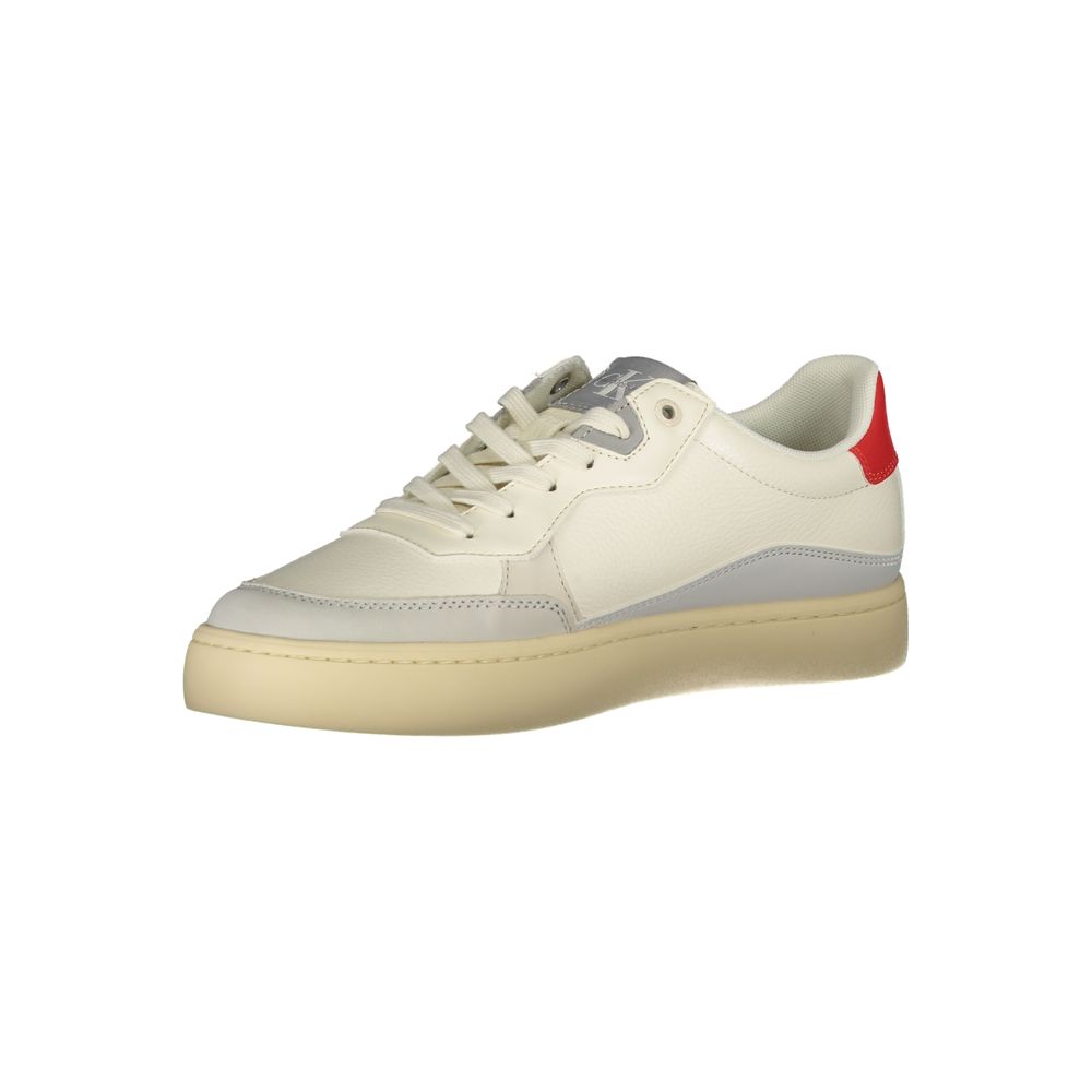 Calvin Klein White Polyurethane Men Sneaker - Image 3
