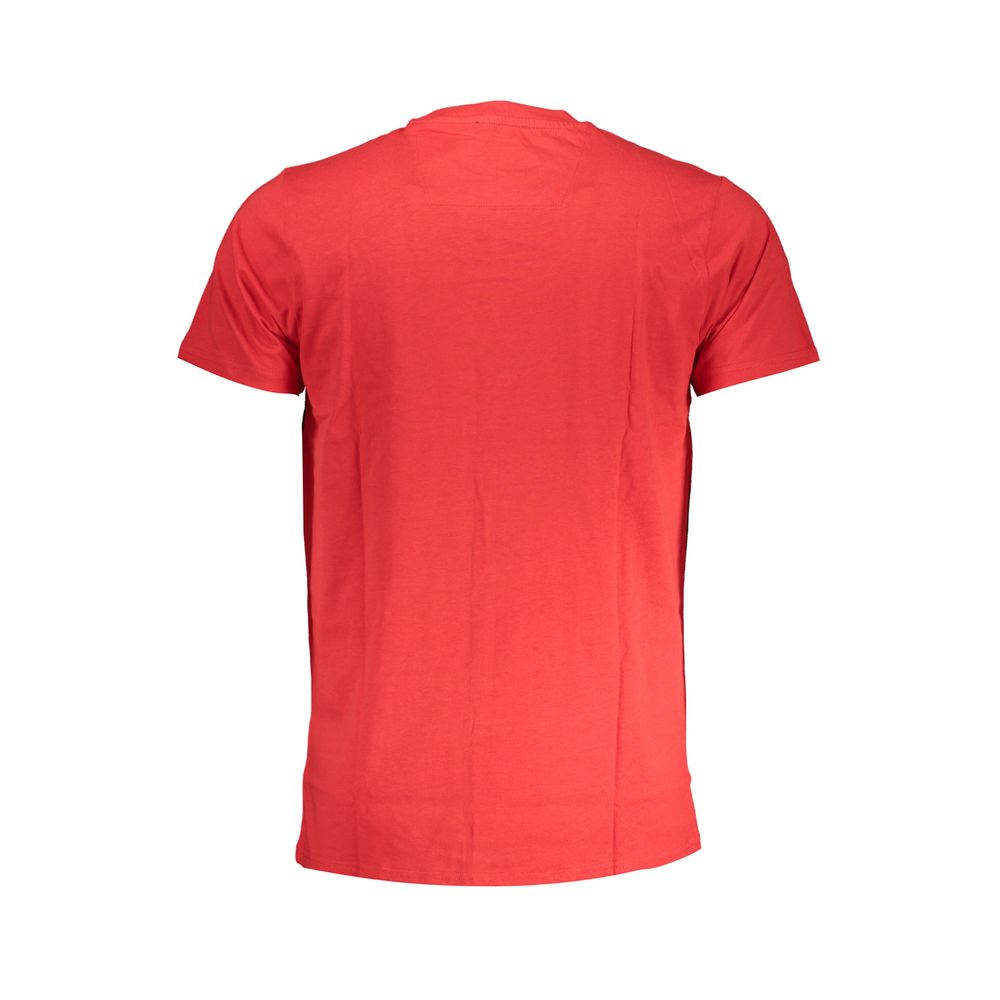 Cavalli Class Rosso Cotton Men T-Shirt - Image 2