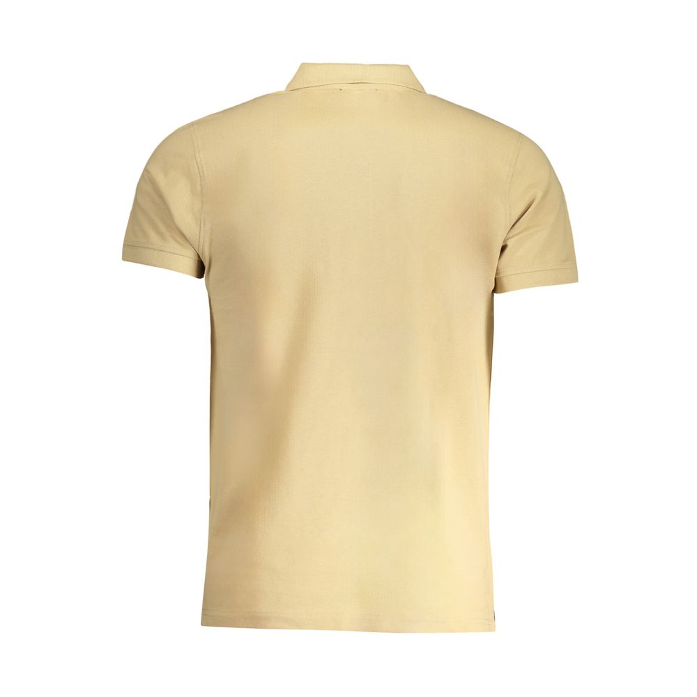 Cavalli Class Beige Cotton Men Polo-Shirt - Image 2