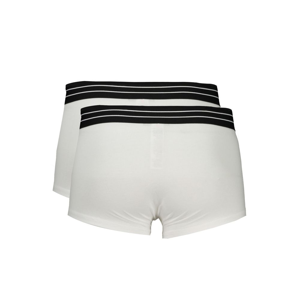Cavalli Class White Cotton Men's Boxer Briefs - Image 2