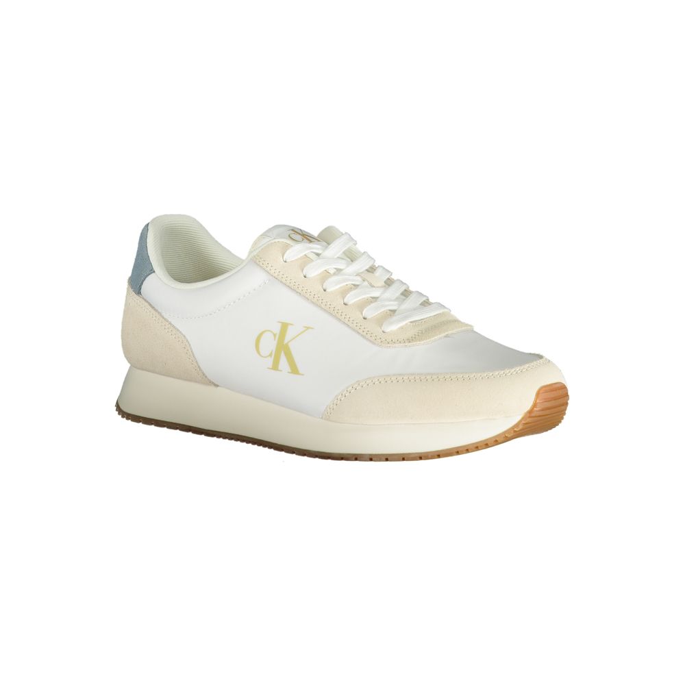 Calvin Klein White Polyester Men Sneaker - Image 2