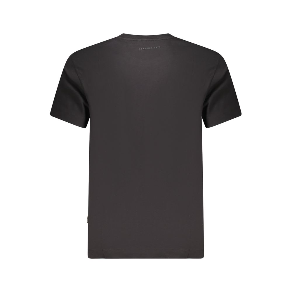 Pepe Jeans Black Cotton Men's T-Shirt - Image 3