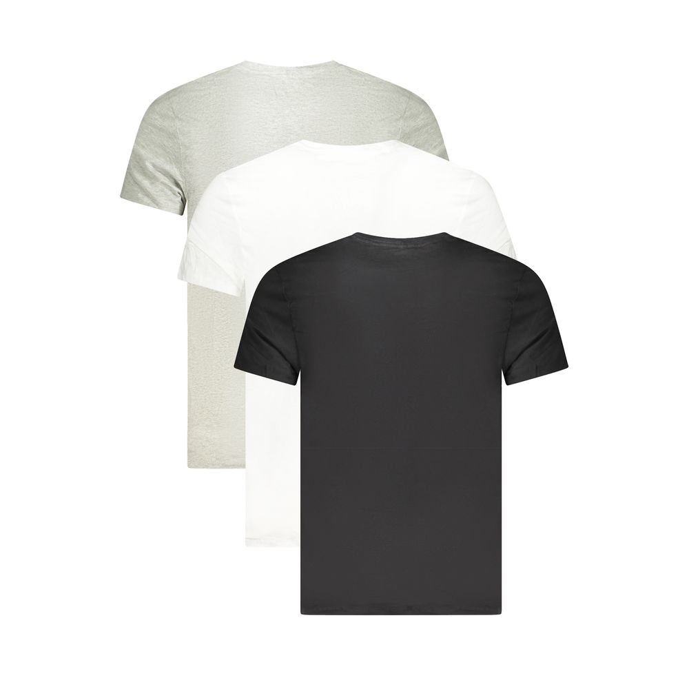 Calvin Klein Grey Cotton Men's T-Shirt - Image 2