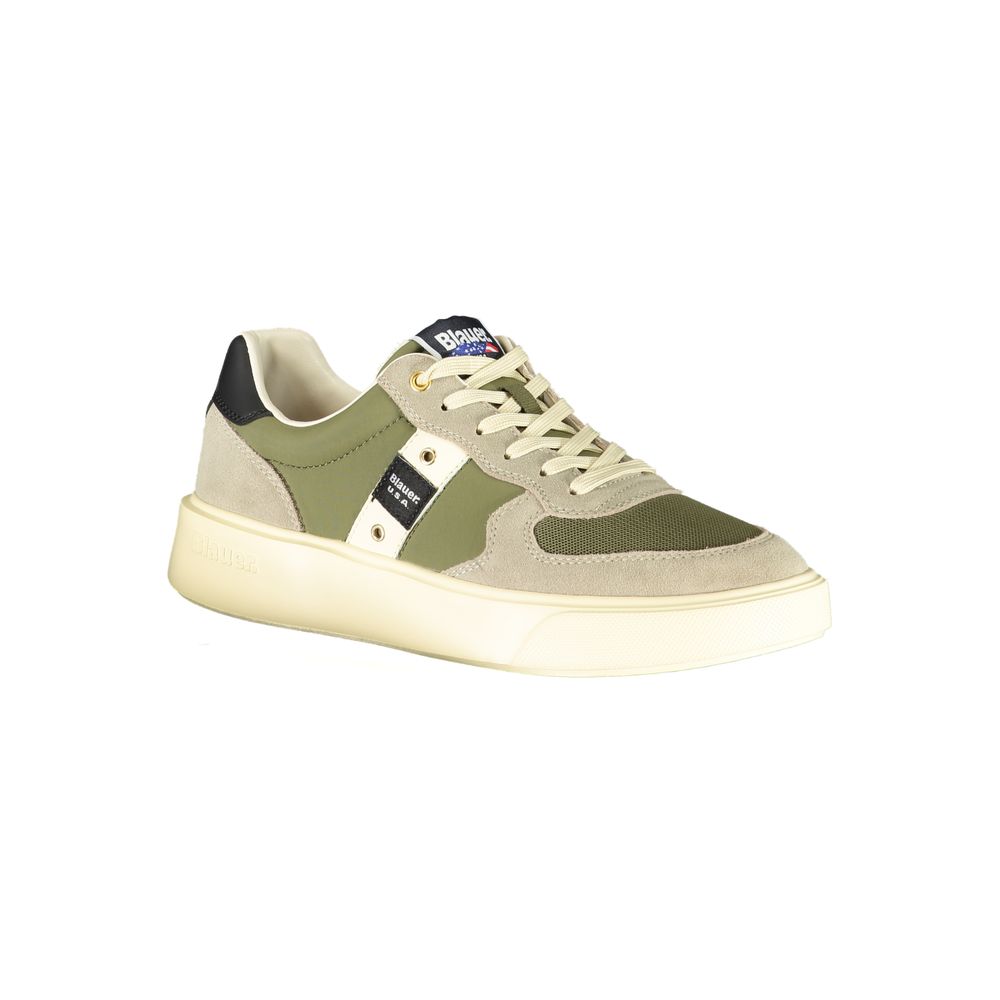 Blauer Green Leather Men Sneaker - Image 2