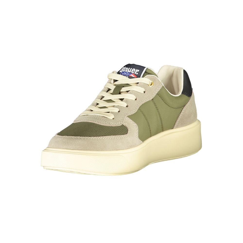 Blauer Green Leather Men Sneaker - Image 3
