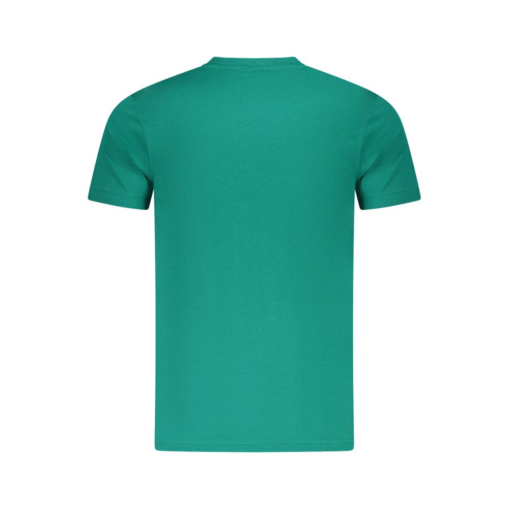 Cavalli Class Green Cotton Men T-Shirt - Image 2
