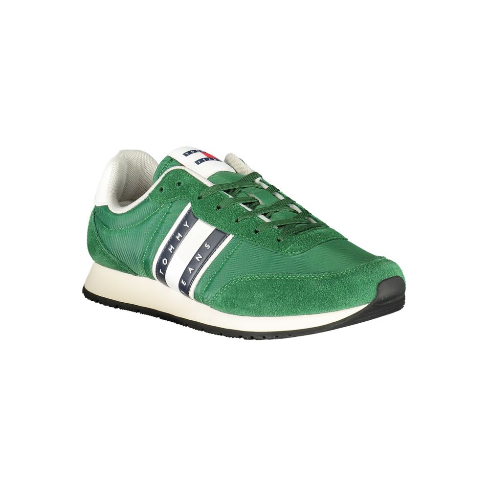 Tommy Hilfiger Verde Polyester Men Sneaker - Image 2