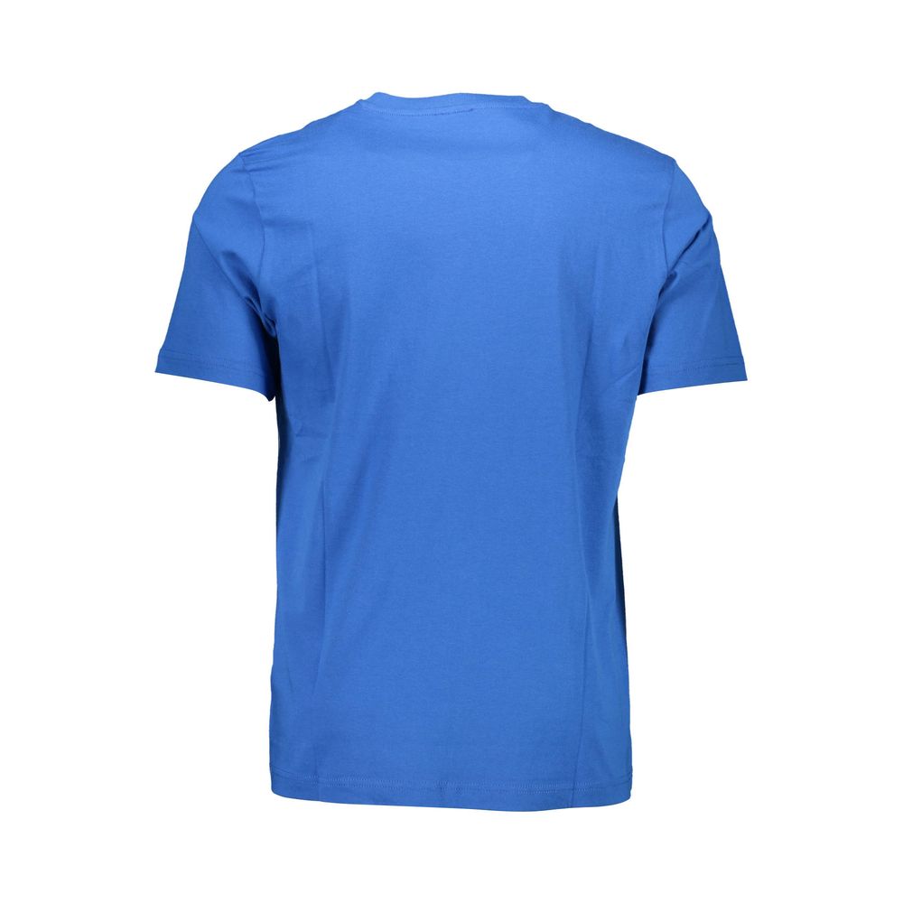 Diesel Blue Cotton Men T-Shirt - Image 2
