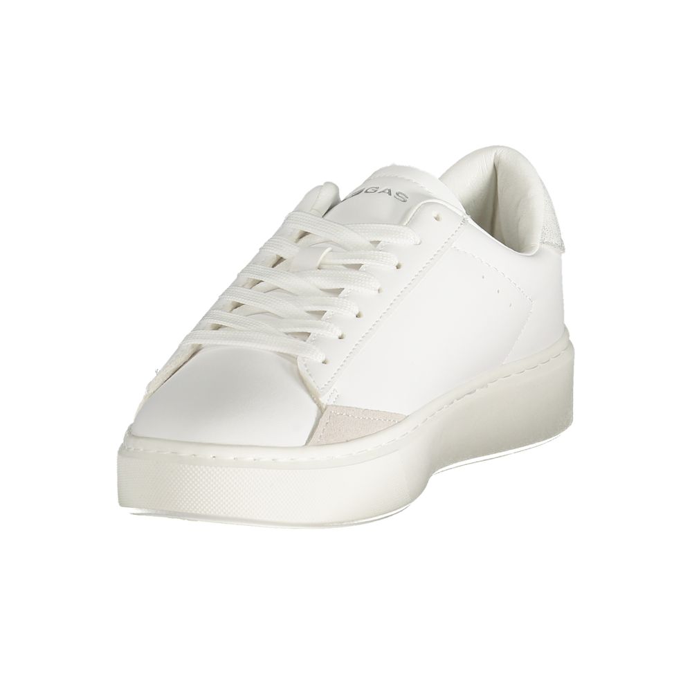 Gas White Polyester Women Sneaker - Image 3