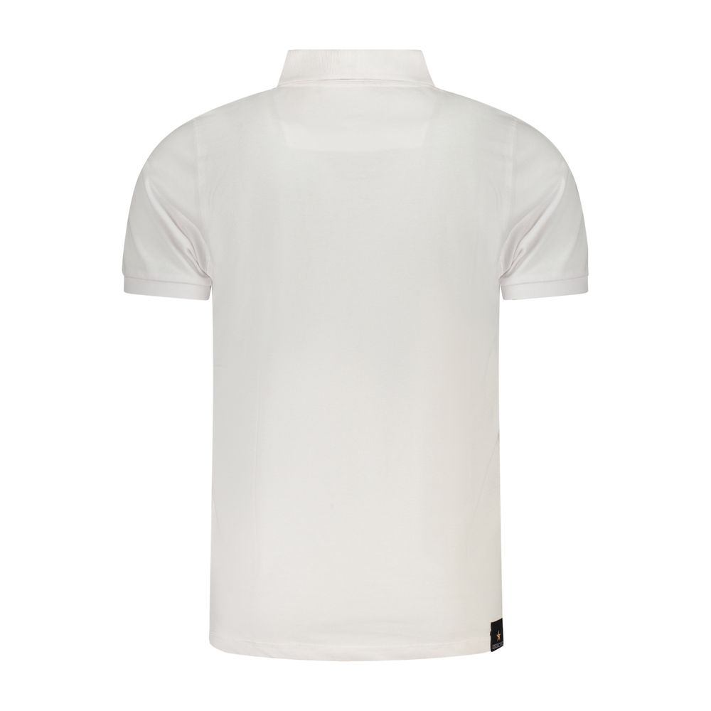 Accademia Militare White Cotton Men's Polo Shirt - Image 2