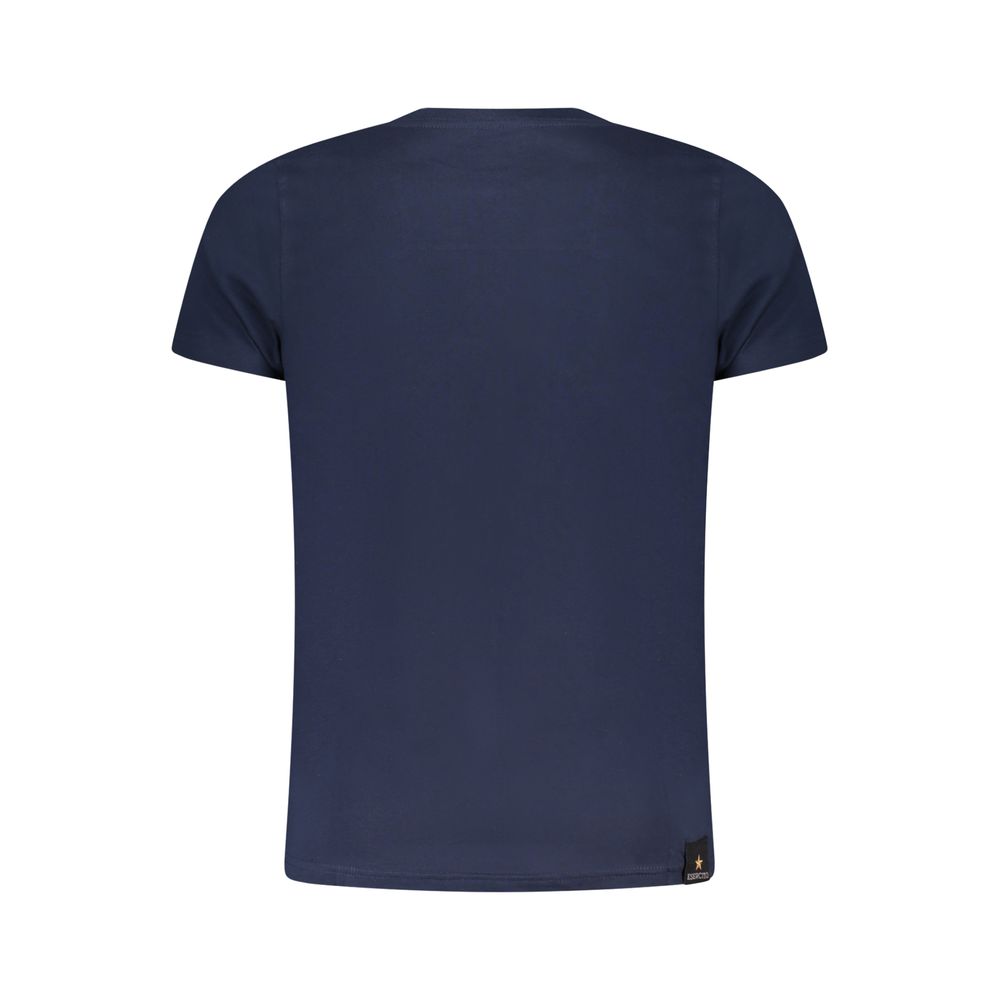 Esercito 1659 Blu Cotton Men's T-Shirt - Image 2