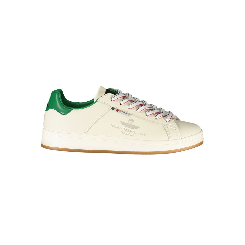 Esercito 1659 White Polyurethane Men Sneaker